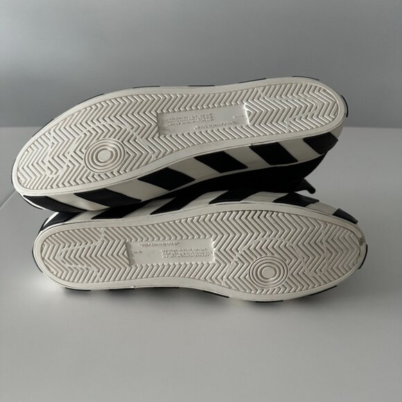 Off-White High-Top Vulcanised Sneakers, Size 44/ US 11 - Picture 12 of 17